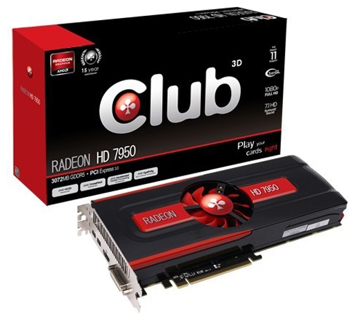  Club-3D Radeon HD7950 (CGAX-7957)